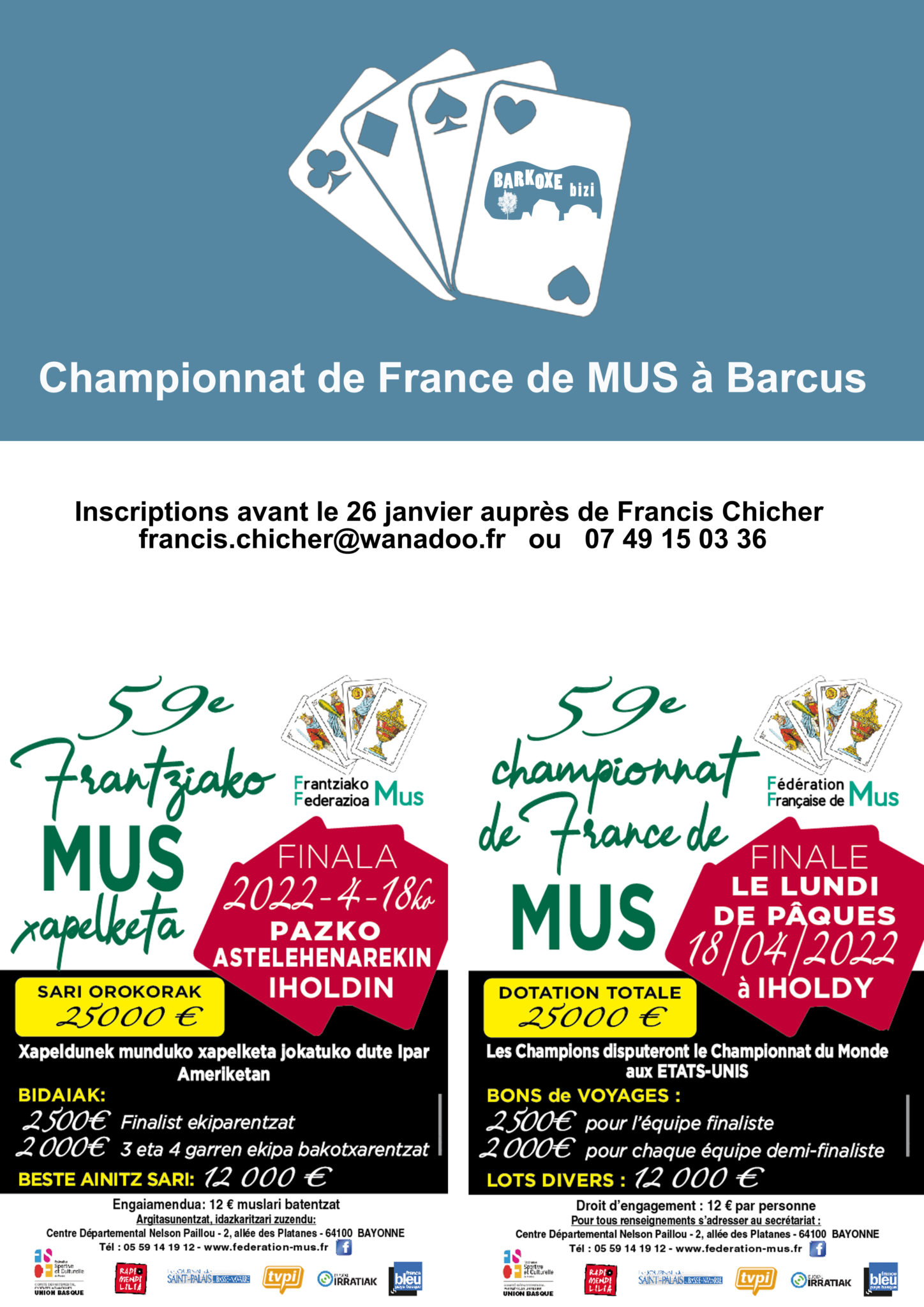 Championnat de France de Mus 2022 - Barkoxe Bizi