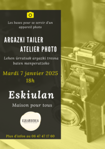 Atelier Photo @ Maison pour tous d’Esquiule