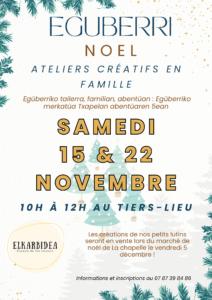 Atelier créatif de Noël en famille @ Salle Floreana