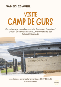 Visite du camp de Gurs @ Camp de Gurs